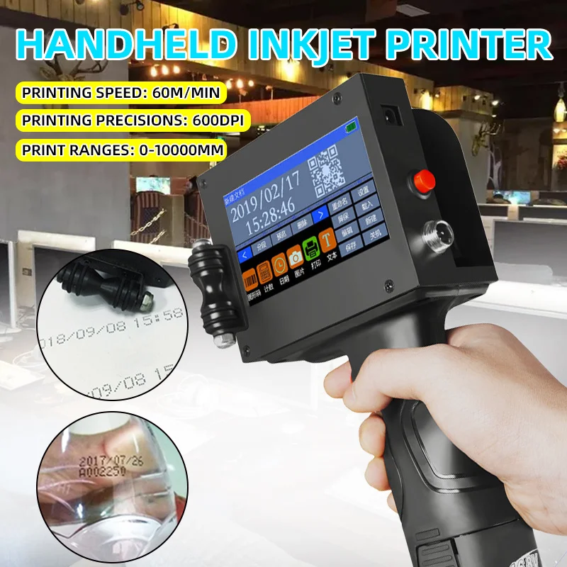 Портативный принтер 110-220 В этикетка для струйного принтера QR Printet USB