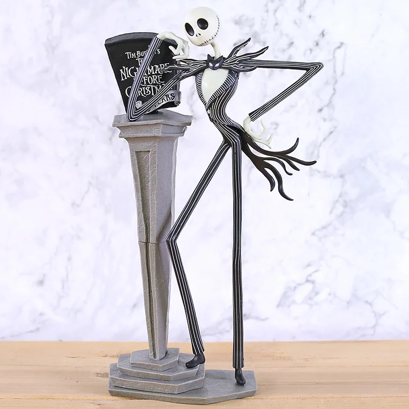 The Nightmare Before Christmas 25Th Anniversary Jack Skellington Figura Da Collezione Modello Brinquedo Toy Gift