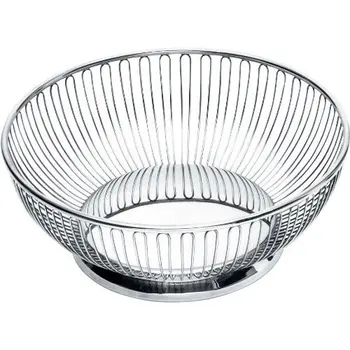 

Alessi 826/15 round basket wire polished stainless steel tableware