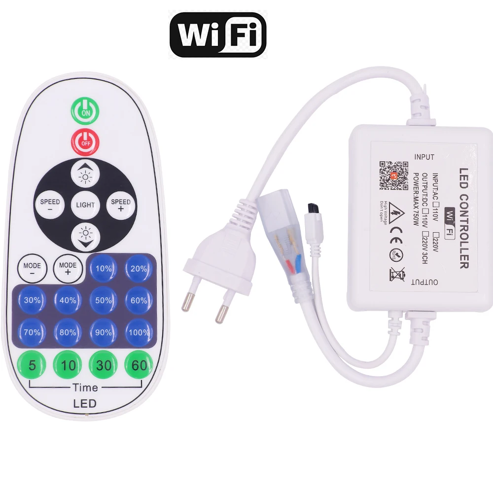 WIFI Control 720W 360W controller with 24key remote For 6mm 8mm 12mm 15mm 5050 2835 Single Color LED Strip Light EU 220V US 110V 4k 8mp dual lens 2 8 12mm wifi ptz ip camera 8x hybrid zoom color night vision ai auto tracking surveillance security camera