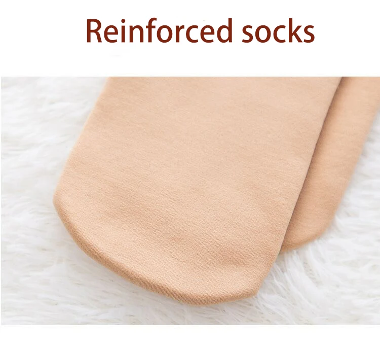 Winter warm socks color black socks thick velvet ladies girls women socks warm feet