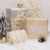 Лента из Органзы Christmas Heart/Love You/Just For You/Stars/Daisy Gold Foil Printed Ribbon For Gift Packaging Wedding DIY Crafts