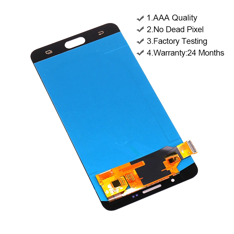 10 шт./лот сенсор Замена ЖК-дисплей s для samsung Galaxy A7 A710 A710F OLED ЖК-дисплей сенсорный экран дигитайзер сборка DHL