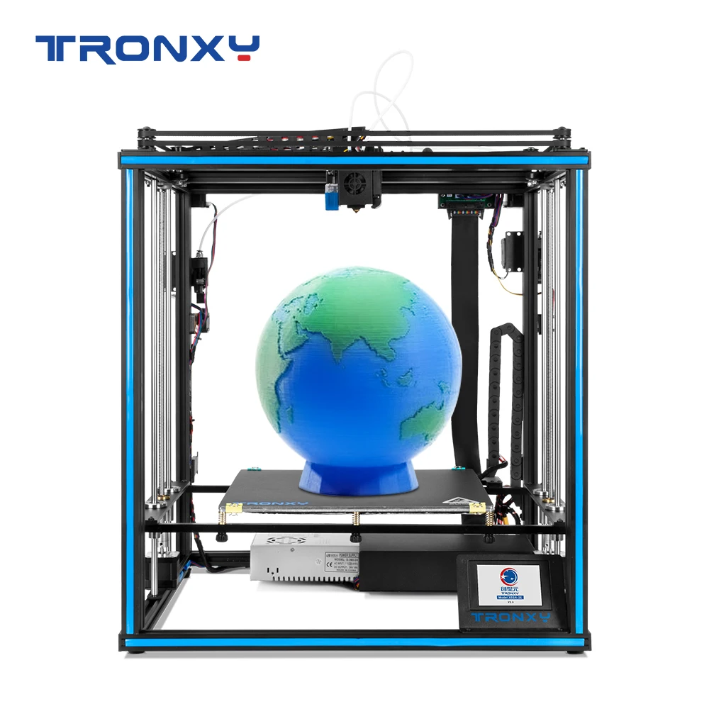 3D принтер 330*330*400 мм сверхтихий драйвер с двойной осью Z титановый экструдер