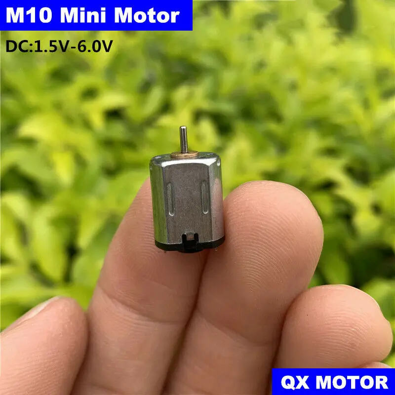 Ультра мини FF M10 мотор редуктор постоянного тока 1 5 V 3В 3 7 5V 6V 19500 об/мин высокого
