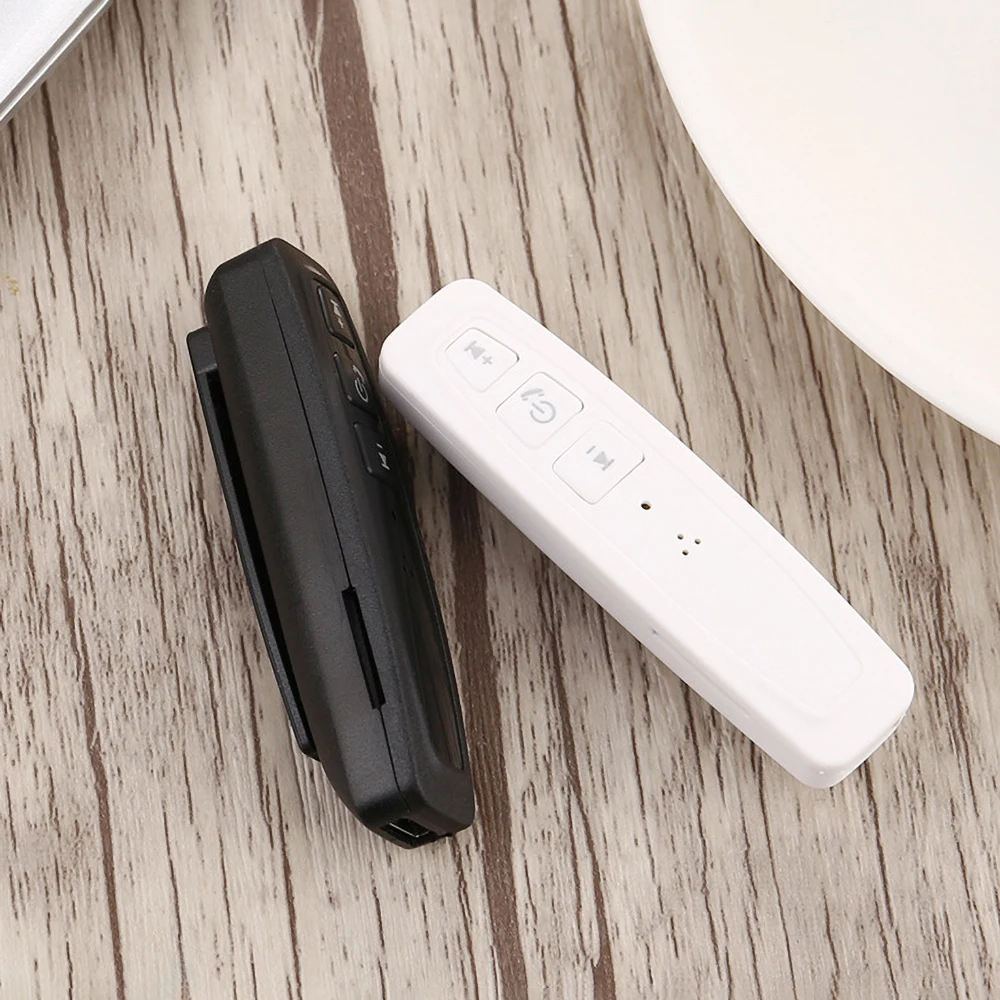 С микрофоном Bluetooth 4,1 приемники клип громкой связи автомобильный комплект 3,5 AUX Поддержка TF карта воспроизведения беспроводной аудио адаптер для наушников
