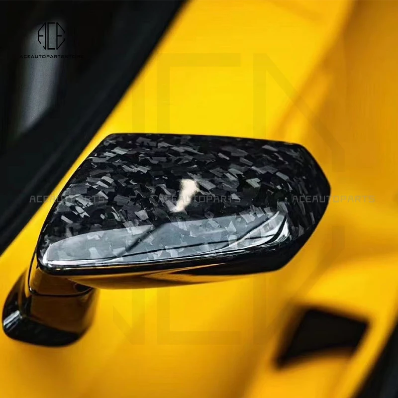 

Dry Carbon Fiber Mirror Cover Replacement Style Mirror Cover For Lamborghini Aventador LP700 LP720 LP750 SVJ