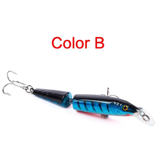 1Pcs 105mm 9g Fishing Bait Wobbler Swimming Lures Jig  Crankbait Artificial Bait Double Hooks For Fishing 2
