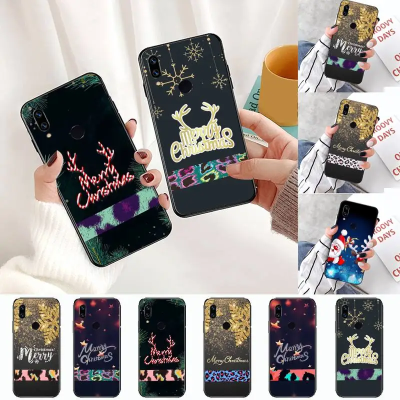 

Christmas fashion funny cute Phone Case For Xiaomi Redmi note 4 4X 8T 9 9s 10 K20 K30 cc9 9t pro lite max