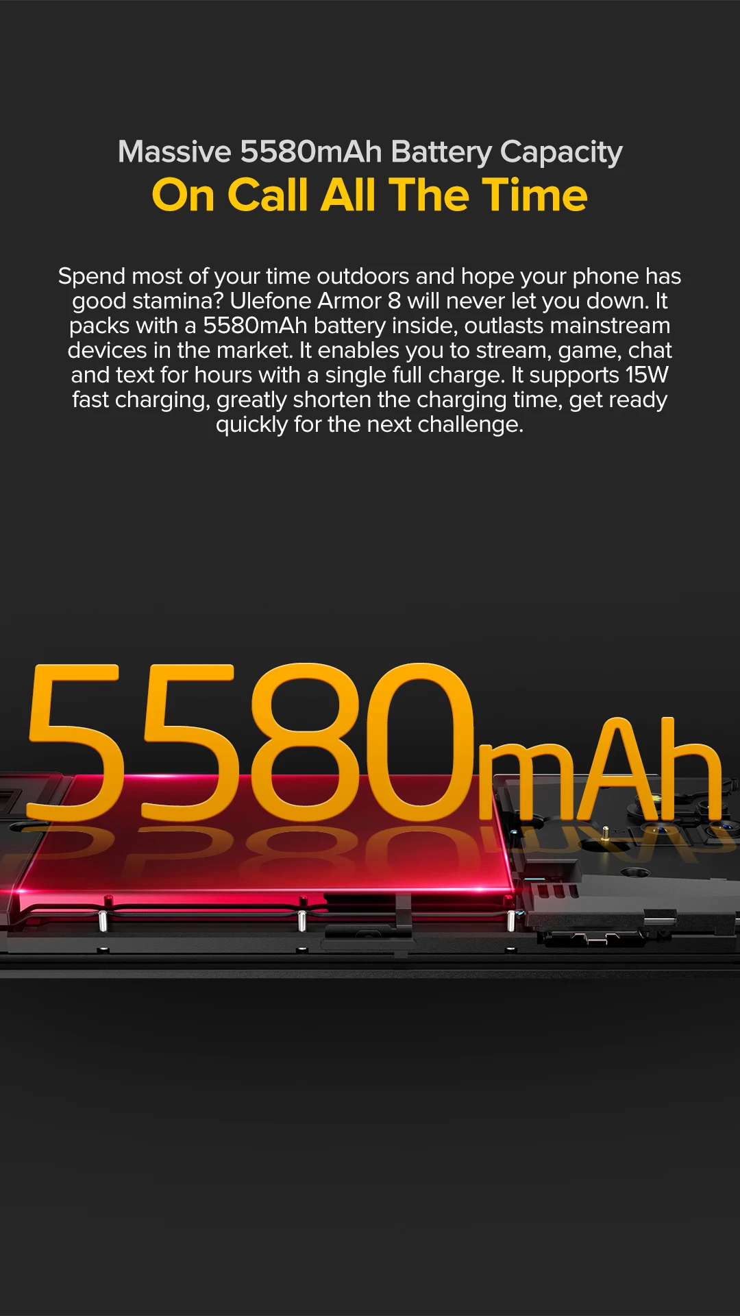 Ulefone Armor 8 Rugged Mobile Phone NFC Android 10 Helio