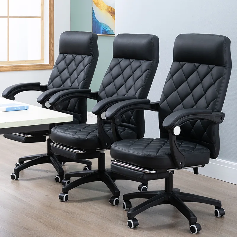 

Executive Chair Office Chair Executive Chair Library Chair Computer Chair Home Armchair Swivel Chair Leather Art Seat Height Adj