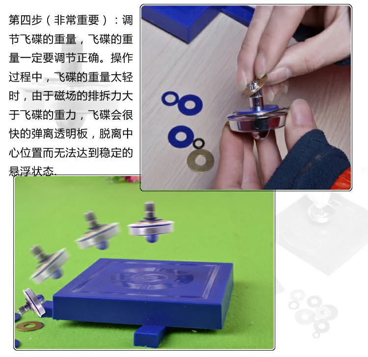 Magic UFO Magnetic Levitation UFO Magic Magnetic Levitation UFO Spinner Magnetic Levitation Gyro Toy