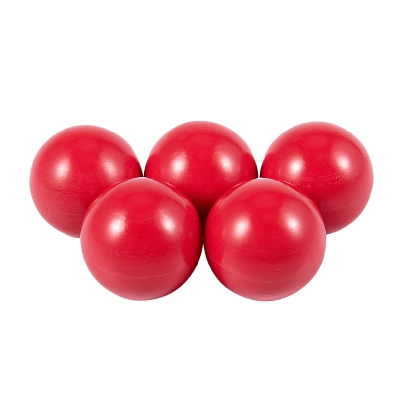 

5pcs red 32mm diameter ball knob with M8 thread inserted for machine tool