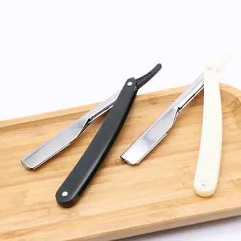 

Hairdressing Special Knife Holder Stainless Steel Double-sided Hairdressing Tool Telescopic Holder Razor Y3B1