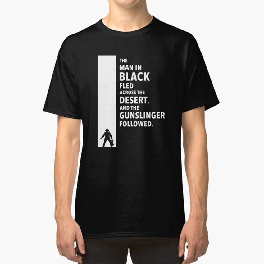 The Dark Tower - Desert White T-Shirt Ka Dark Tower Torre Nera Roland Deschain Stephen King