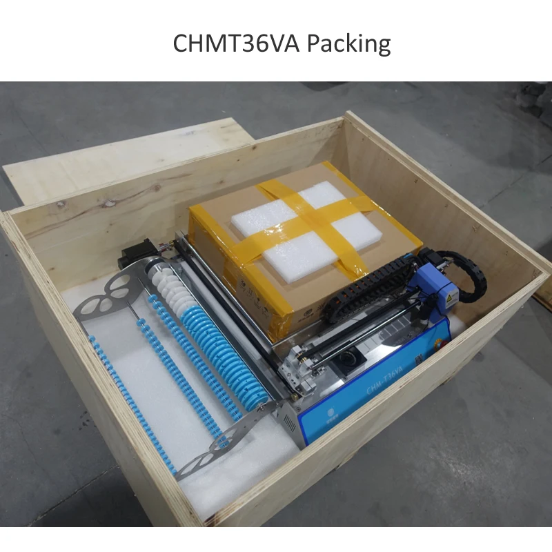 Low Cost High Accuracy CHM-T36VA Desktop SMT Pick and Place Machine chmt36va, 0402-5050,SOP,QFN,QFP