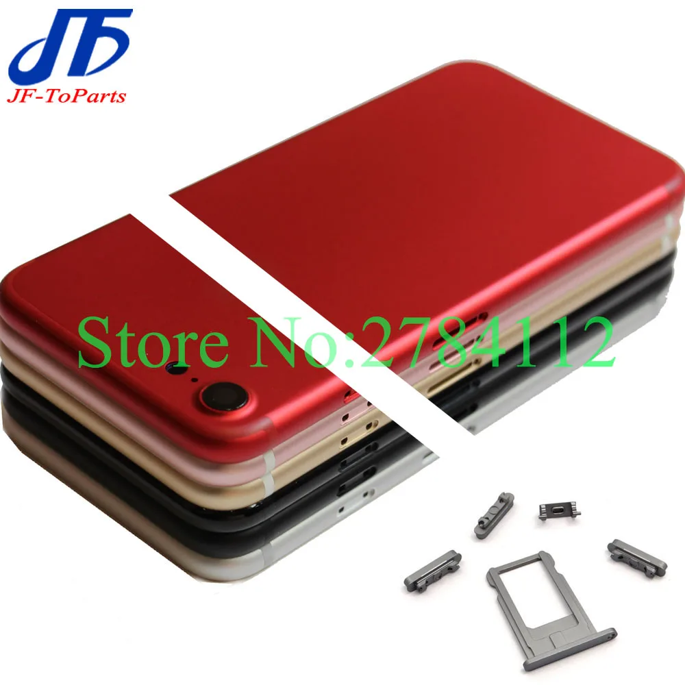 

10Pcs Back Middle Frame Chassis Replacement parts For iphone 7 Plus 7G 7Plus Housing Assembly Battery Cover Case Sim Card