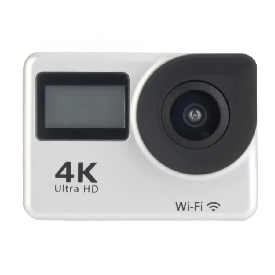 Уличная 30 м водонепроницаемая Спортивная камера 4K 30fps двойной экран wifi широкоугольная экшн Спортивная камера комплект для катания на лыжах, плавания, верховой езды