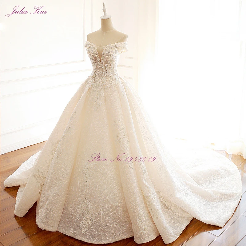 cheap wedding dresses Julia Kui Luxuries V Neckline Ball Gown Wedding Dresses Sleeveless Princess With Natural Waist Bride Dress grace kelly wedding dress