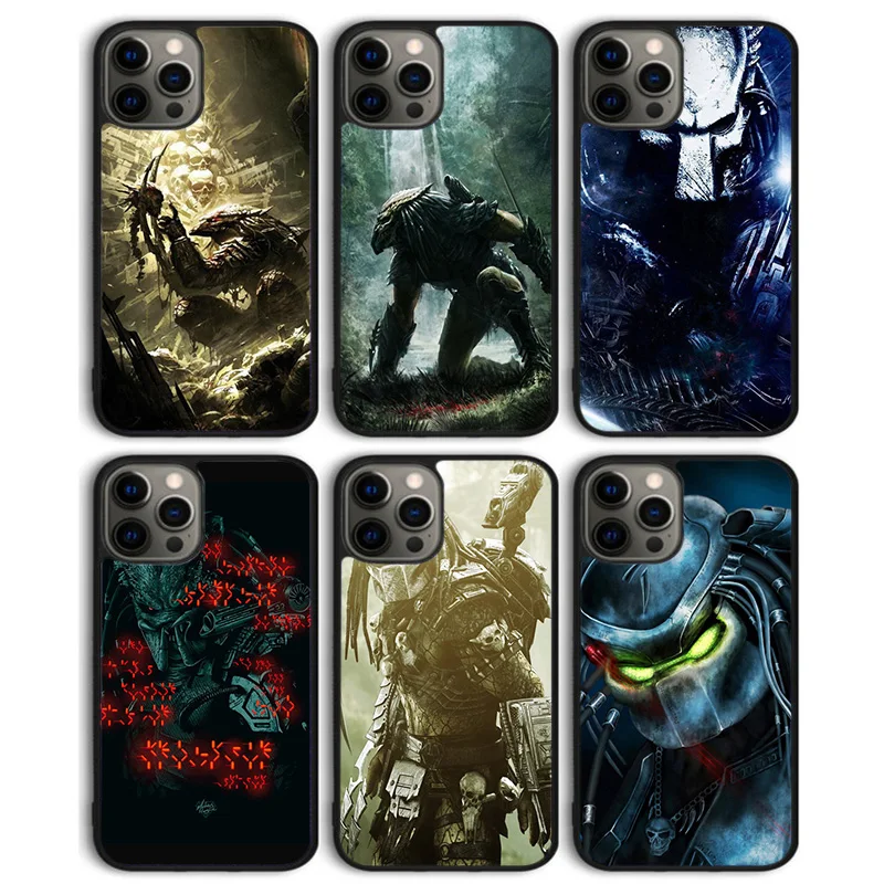 Custodia Posteriore Per Telefono Di Lusso Alien Vs Predator Per Iphone 15 Se2020 14 13 11 12 Pro Max Mini Xs Xr X 8 Plus 7 6S Shell Coque