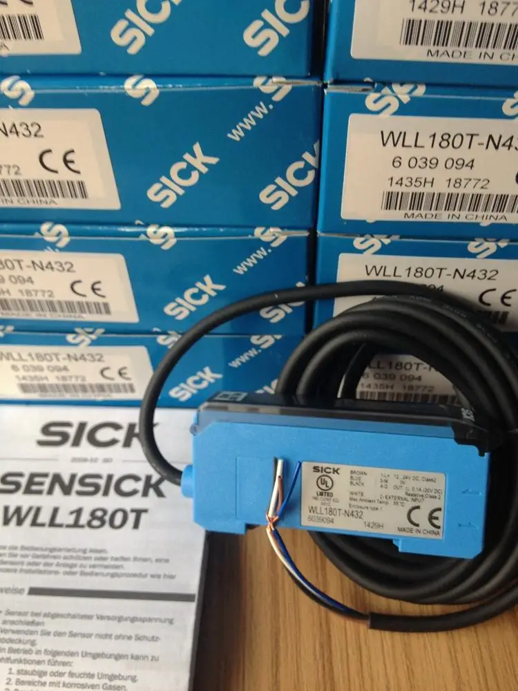 

100% New original SICK fiber amplifier WLL180T-N432 Item No. 6039094