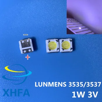 

300pcs LUMENS LED Backlight 1W 3V 3535 3537 Cool white LCD Backlight for TV TV Application A129CECEBP18A-2092 4jiao