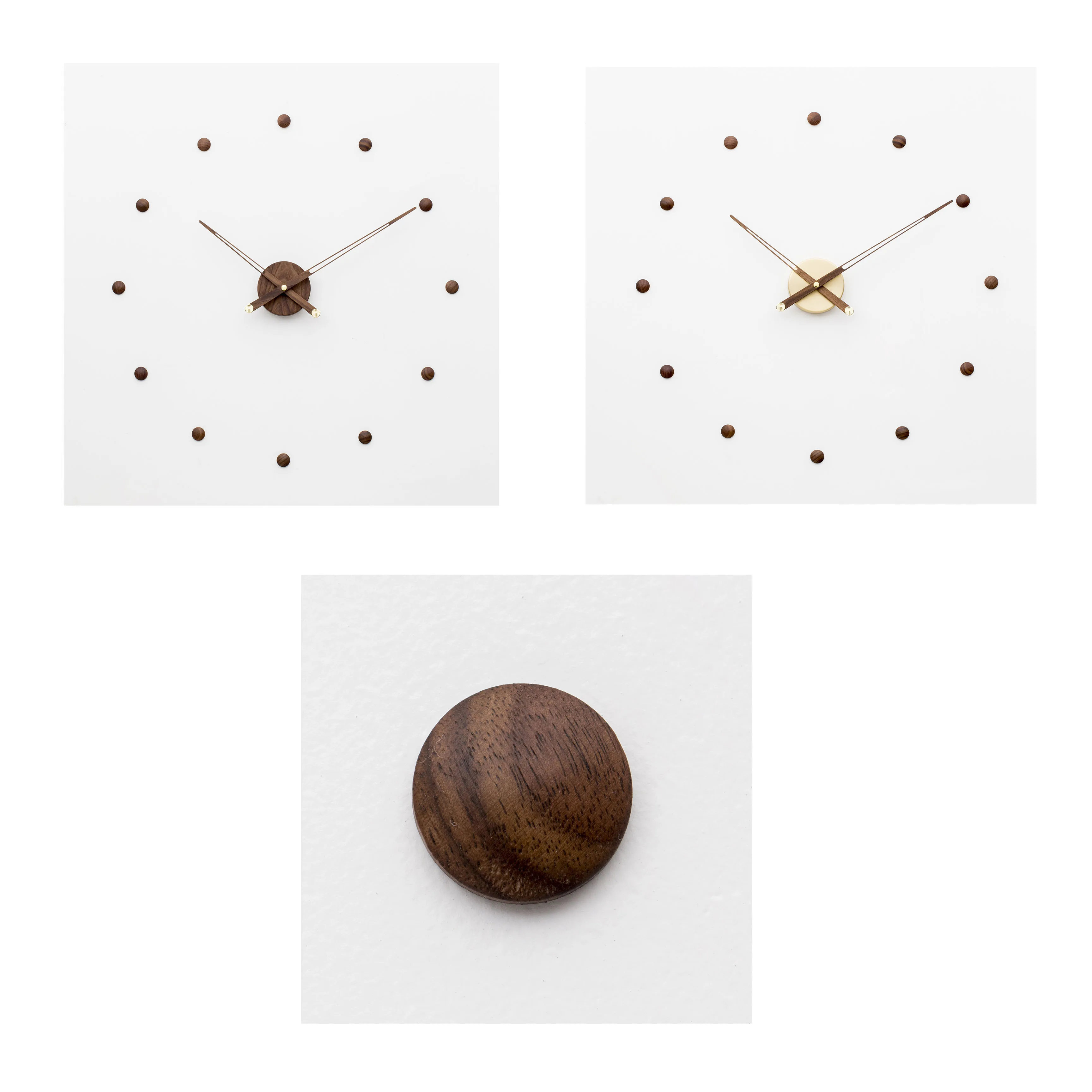 Скандинавские большие DIY настенные часы современный дизайн 3D украшения Висячие минималистичные стиль грецкий орех деревянные настенные домашние декоративные часы 80 см