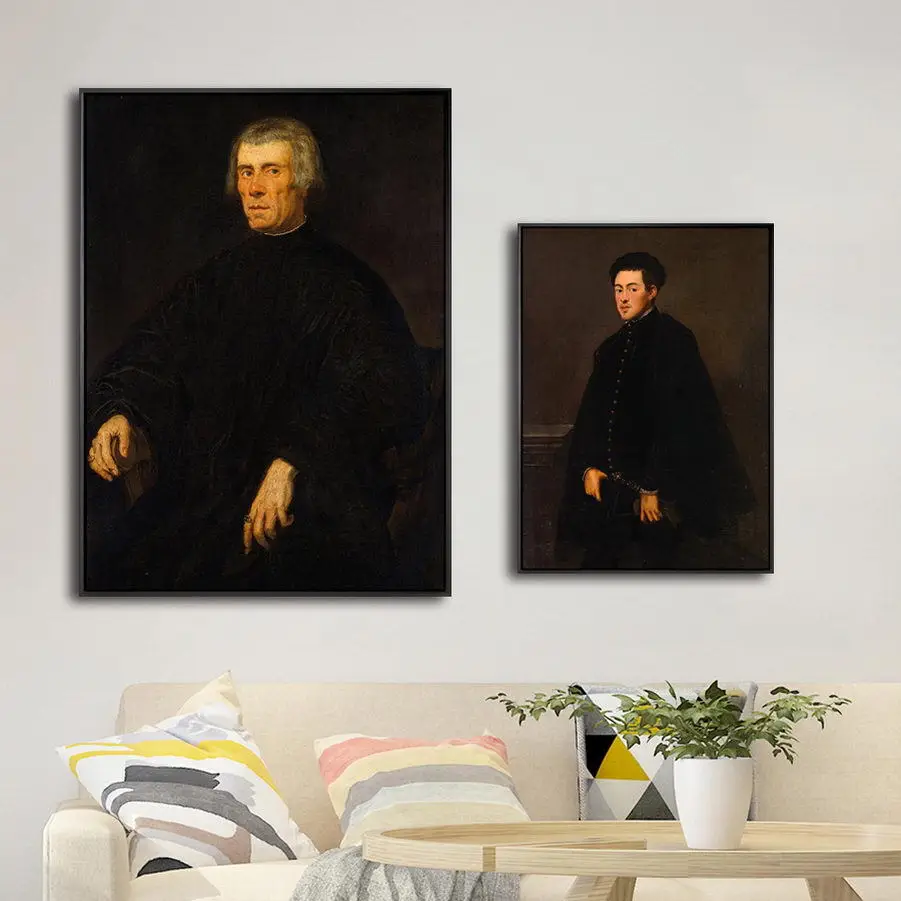 

Italy Giclee Print Painting Core Customizable Tintoretto European Style Figure Hanging Painting Heart