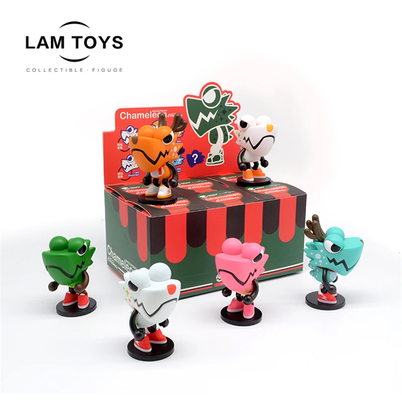 Lam Toys Хамелеон Рождество глухая коробка фотохромные УФ Солнечный свет цвет игрушка кукла спрятать украшения