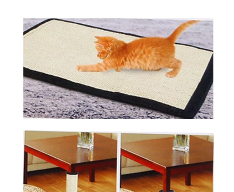 Кошачий альпинистский каркас для питомца кошки царапина коврик из сизаля DIY
