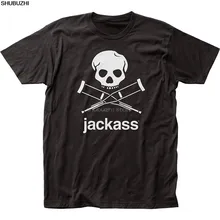 Модные мужские черные футболки с графическим принтом с логотипом Jackass, модные классические уникальные подарочные футболки sbz6128