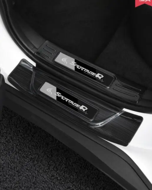 Высокое качество, нержавеющая сталь, Накладка на порог двери для KIA Sportage, автомобильные аксессуары
