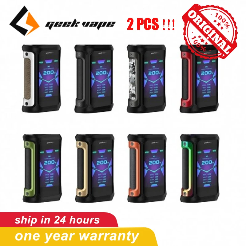 2 шт. Geekvape Aegis X Vape Mod 200 Вт Водонепроницаемый 0 как набор микросхем электронных