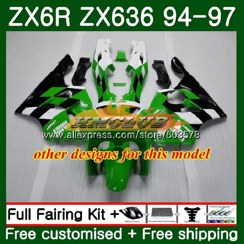 Корпус для KAWASAKI ZX 636 600CC ZX-636 ZX6R 94 95 96 97 104CL. 26 белые west ZX636 ZX-6R ZX600 ZX 6R 1994 1995 1996 1997 обтекатель