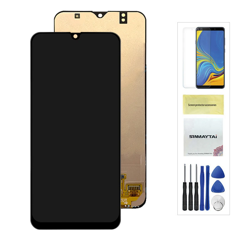 Super AMOLED для samsung Galaxy A30S ЖК-дисплей с кодирующий преобразователь сенсорного экрана в сборе Замена для SAM-A307F/DS A307 lcd