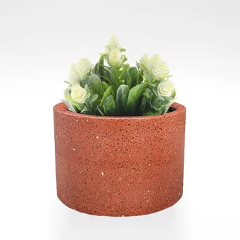 

Concrete Flower Pot (25*20*20 cm) cylinder Series All color 1st Class Material to Resıstant Cracking and Breakage