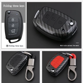 

3 Button Flip Folding Silicone+ABS Key Case Cover fob For Hyundai i20 (2012-2015) i40 (2012-2015) Elantra (2011-2015) nice touch