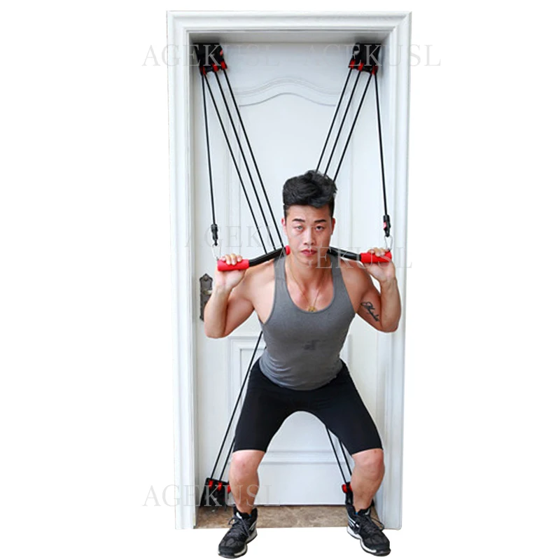 

TWTOPSE 210 lbs Pulley Resistance Bands Training Fitness Yoga Tube Pull Rope Universal Door Exercise Tubes Fitness Body Building