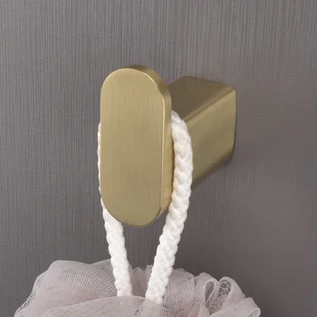 

Luxury Gold Robe Hook Bathroom Hangings Stainless Steel Hook Wall Mounted Home Hotel Bathroom Decoration Accessories