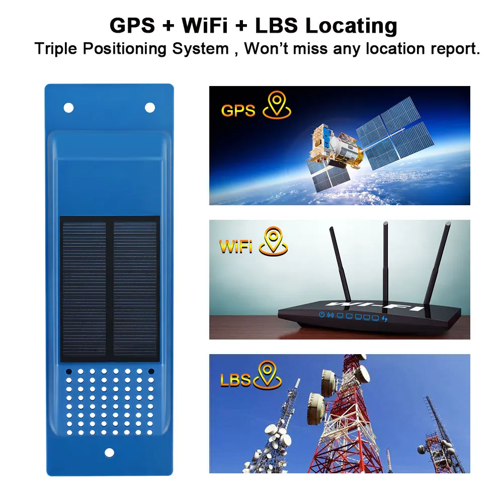 The Best 4G Container GPS Tracker Solar Tracking Device Terminal Global Roaming SIM 4-Year Long Standby Time China Factory Offer mini gps tracker