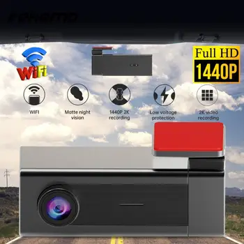 

Smart Car Recorder Car DVR Rotate Lens Mini Dash Cam for HD Loop Recording APP Control for WIFI