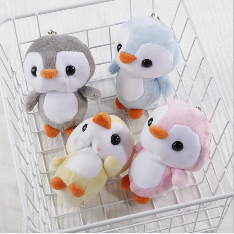 

1PCS Mini Plush Penguin Toys Small Pendant Marine Hall Cartoon Cute Soft Stuffed Toy Birthday Gifts Explosion 12CM HANDANWEIRAN