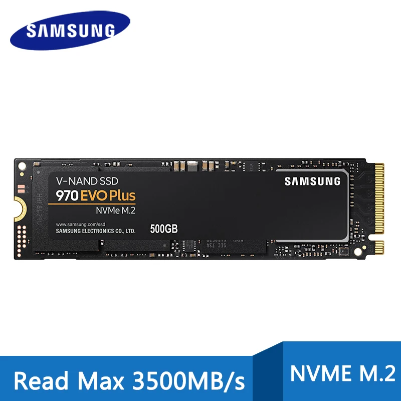 Samsung 500GB SSD 970 EVO PLUS M.2 250GB ТБ nvme pcie Внутренний твердотельный диск HDD жесткий дюймовый