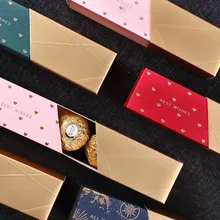 Boîtes à bonbons en bronze, 10 pièces, boîtes à chocolat, cadeau de mariage, rouge à lèvres, modelage rectangulaire, cadeau de fête d'anniversaire