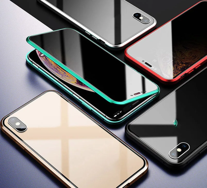 Для huawei P30 Lite Pro mate 20 Lite двухстороннее закаленное стекло анти-открытый w магнитная задняя крышка чехол для Honor 20i Pro