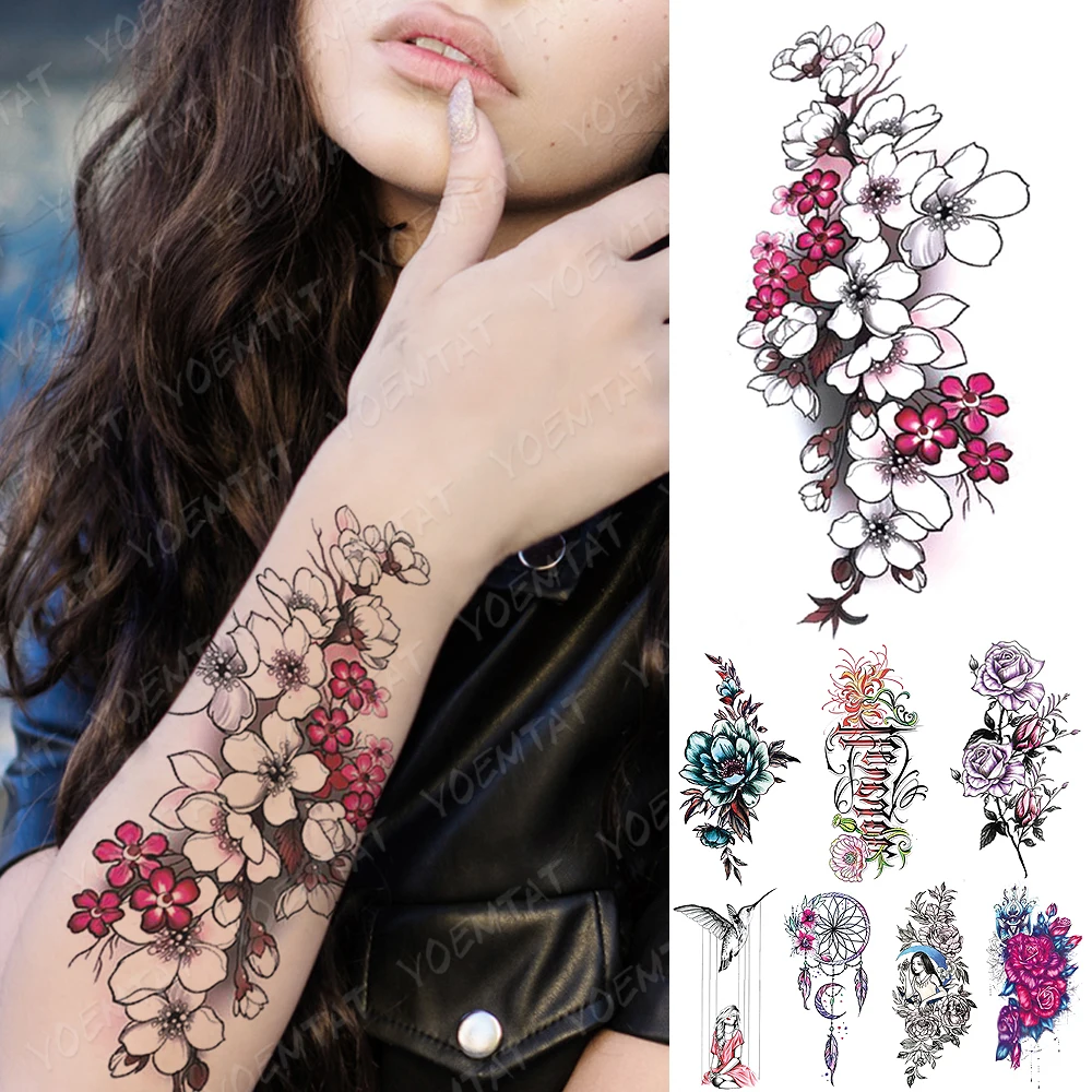 Tatouage Fleur De Cerisier Poignet