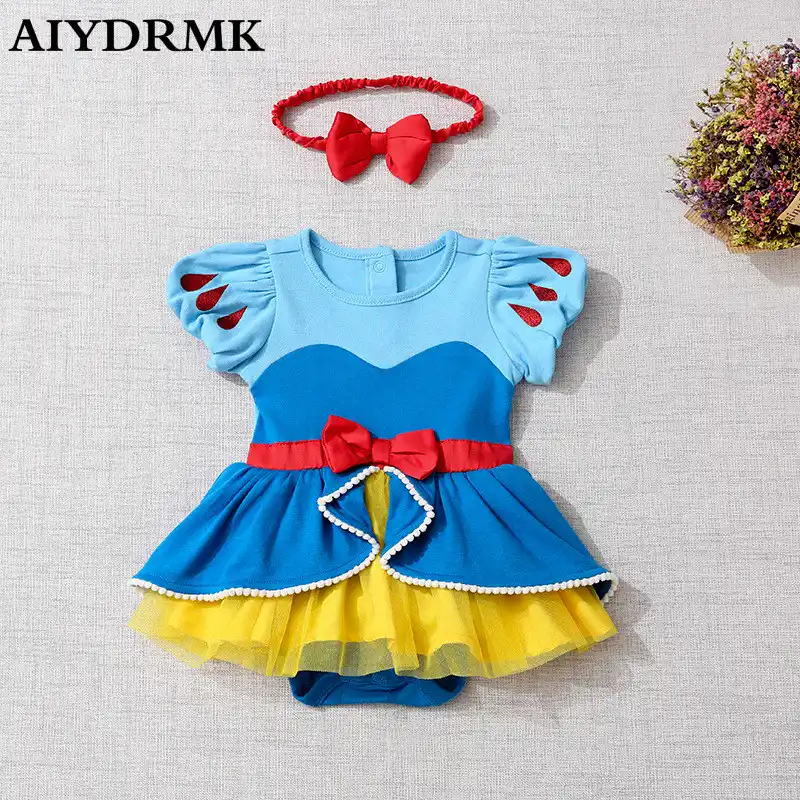 snow white newborn dress