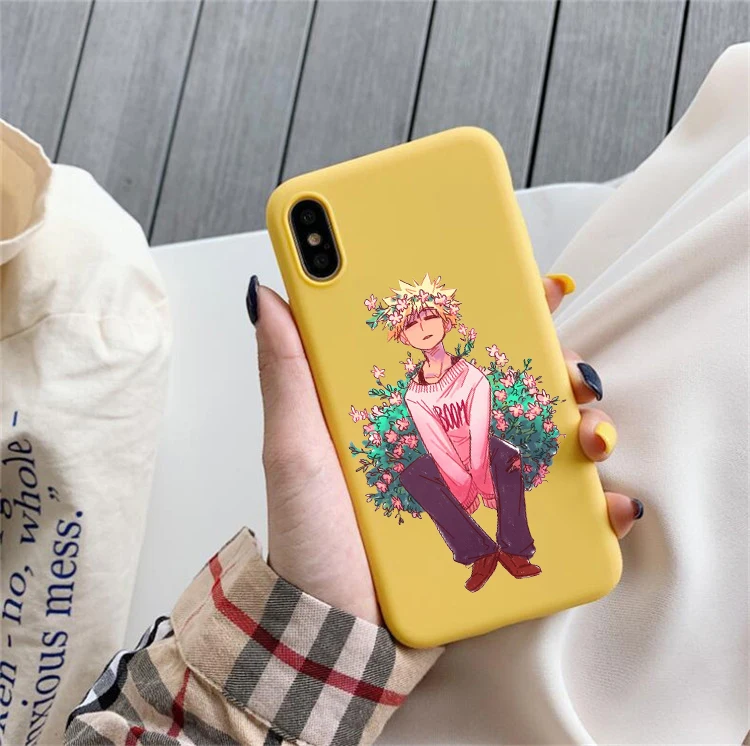 HHSR-24073 Аниме Мой герой Boku no Hero Academy в розовом мягком карамельных чехлах для телефона huawei p30 pro p30 lite p20 pro p10 mate 20 p10 lite h8x - Цвет: HHSR-24073