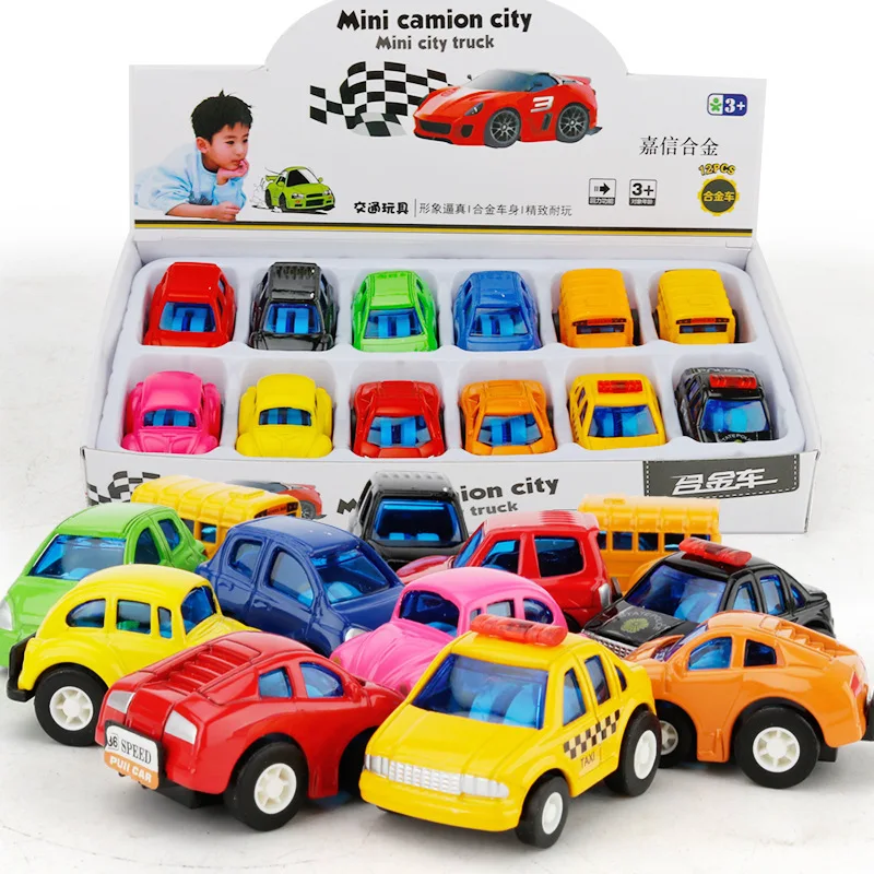 

CHILDREN'S Toy Sized Mini 5cmq Version Warrior Pocket Alloy Car Model-Collocation Parking Lot Landscape