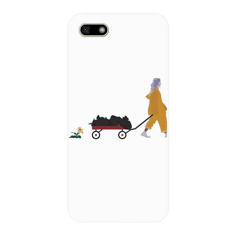 32 16AA Billie Eilish Girl Мягкий Силиконовый ТПУ чехол для телефона для huawei Honor 7A PRO 5,45 5,7 7C 7X Y5 - Цвет: 32